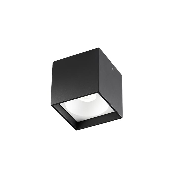 Punto luce Solo Square - bianco/nero, 3000 kelvin - Light-Point