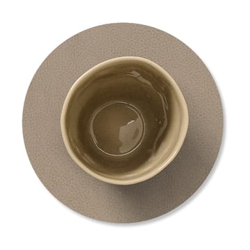 Sottobicchiere Circle Serene Ø 10 cm - Grigio talpa - LIND DNA