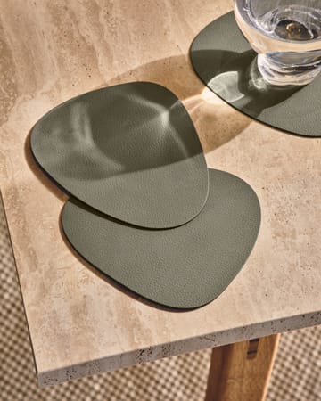 Sottobicchiere Curve Nupo - Army green - LIND DNA