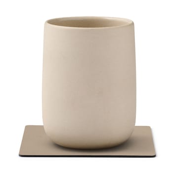 Sottobicchiere Nupo quadrato - Clay brown - LIND DNA