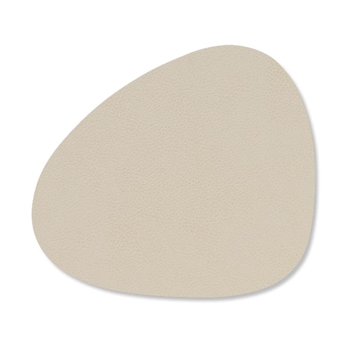 Sottobicchiere Serene curve 11x13 cm - Cream - LIND DNA