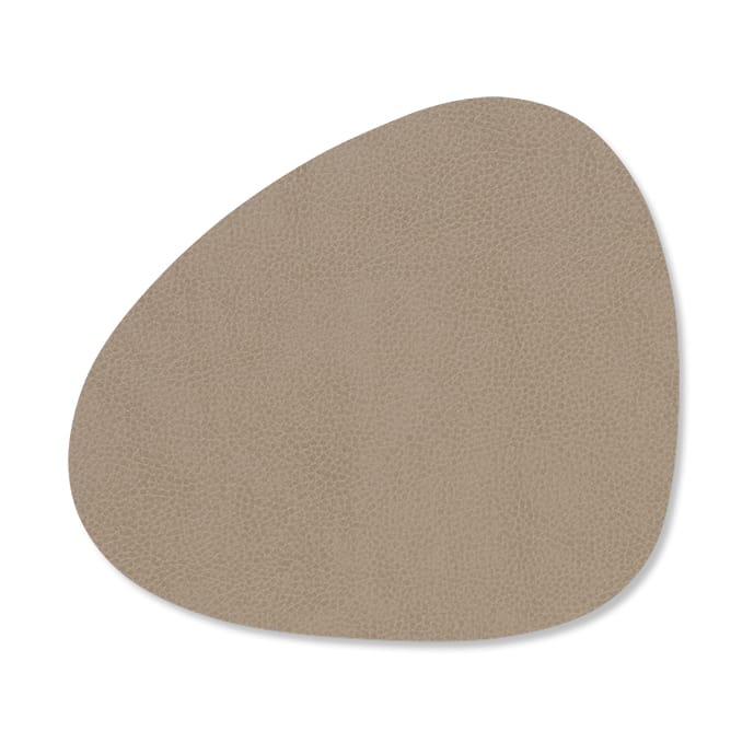 Sottobicchiere Serene curve 11x13 cm - Mole Grey - LIND DNA