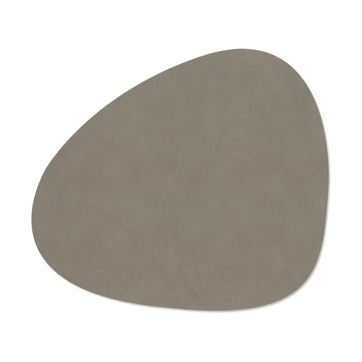 Tovaglietta curva Nupo - Flint grey - LIND DNA