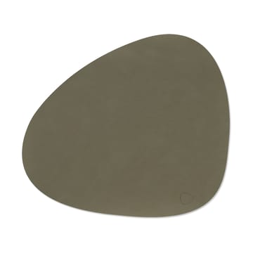 Tovaglietta curva Nupo L reversibile 1 pz - Verde militare-naturale - LIND DNA