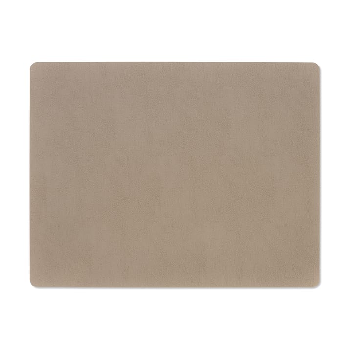 Tovaglietta square L Serene 35x45 cm - Grigio talpa - LIND DNA