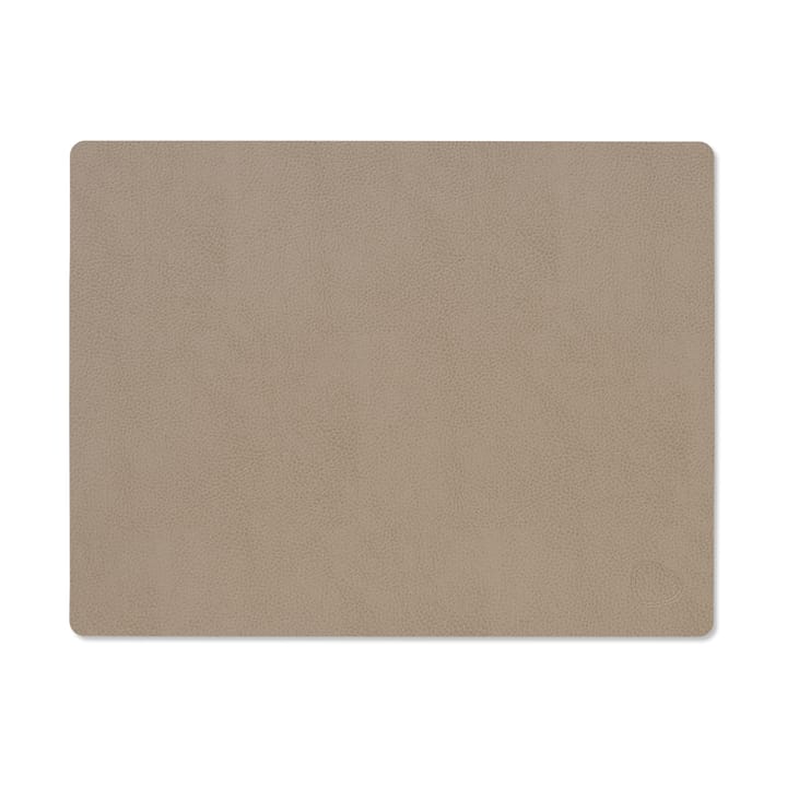 Tovaglietta square M Serene 26,5x34,5 cm - Grigio talpa - LIND DNA