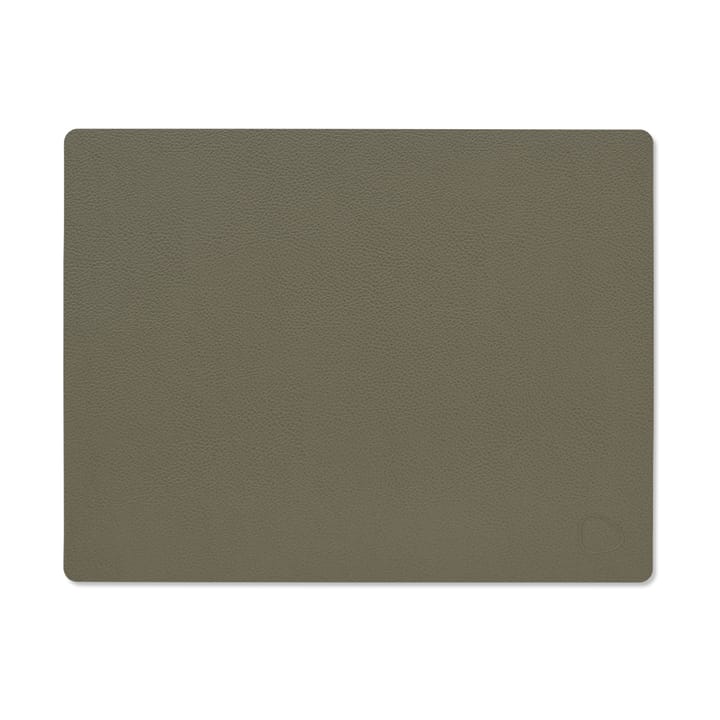 Tovaglietta square M Serene 26,5x34,5 cm - Verde muschio - LIND DNA