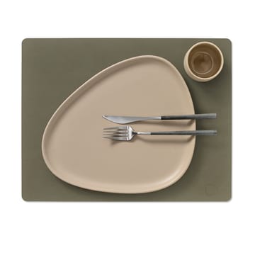 Tovaglietta Square Nupo 35x45 cm - verde militare - LIND DNA