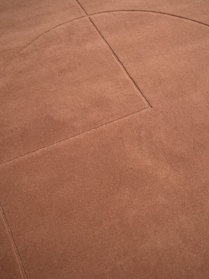 Tappeto in lana Lineal Poem - Ambra, 250x350 cm - Linie Design