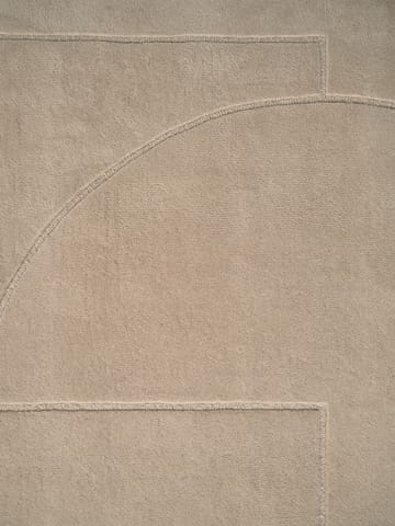 Tappeto in lana Lineal Poem - Beige, 200x300 cm - Linie Design