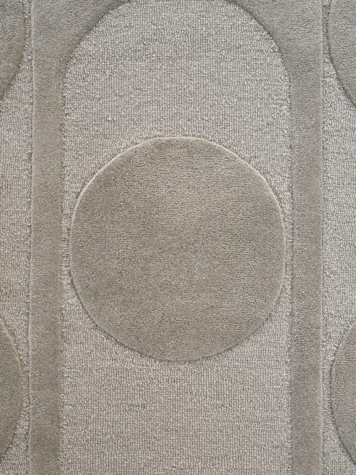 Tappeto in lana Orb Alliance, Grigio, 140x200 cm Linie Design