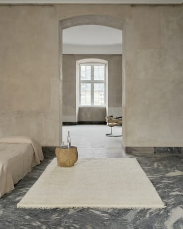 Tappeto in lana Soft Savannah - Bianco, 140x200 cm - Linie Design