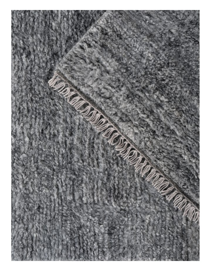 Tappeto in lana Soft Savannah - Grigio pietra, 140x200 cm - Linie Design