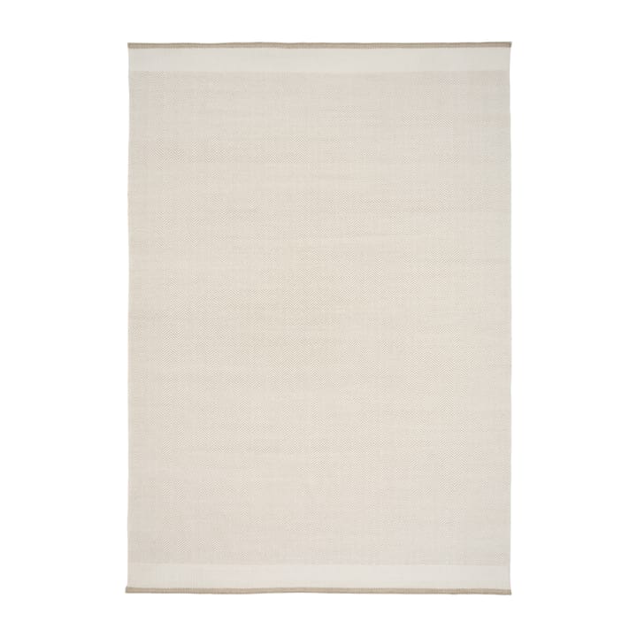 Tappeto in lana Stratum Echo - Bianco, 140x200 cm - Linie Design