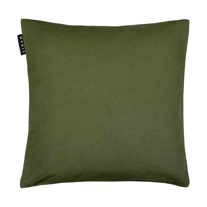 Fodera per cuscino Annabell 40x40 cm, Verde oliva scuro Linum