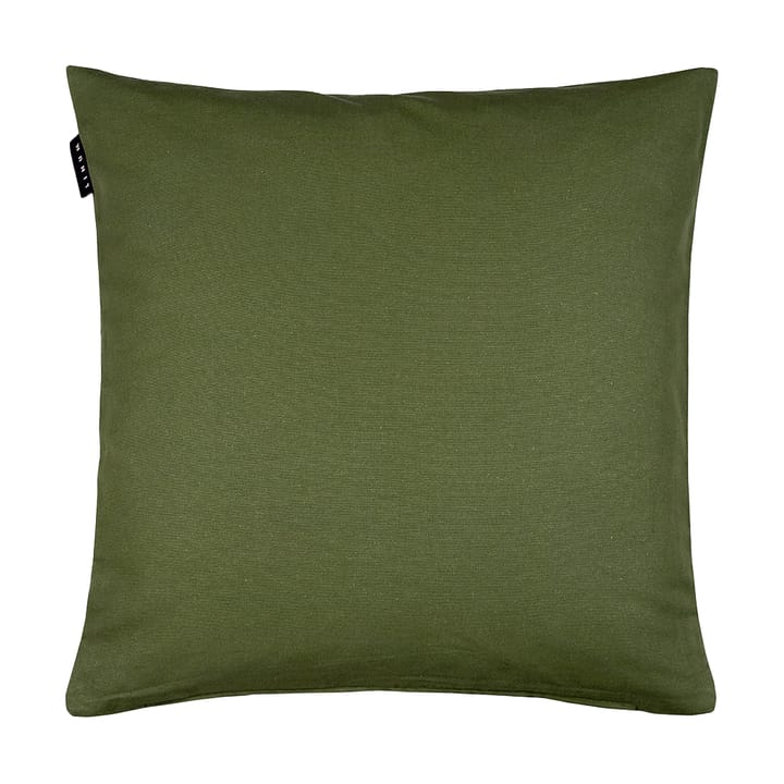 Fodera per cuscino Annabell 50x50 cm, Verde oliva scuro Linum