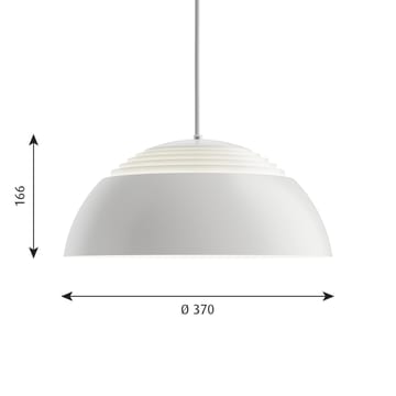 Lampada a sospensione AJ Royal Ø 37 cm - Bianco - Louis Poulsen