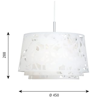 Lampada a sospensione Collage Ø45 cm - Bianco - Louis Poulsen