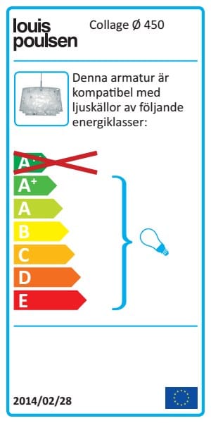 Lampada a sospensione Collage Ø45 cm - Bianco - Louis Poulsen