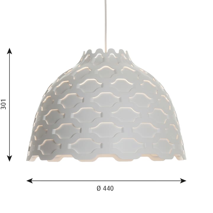 Lampada a sospensione LC Shutters Ø44 cm, Bianco Louis Poulsen