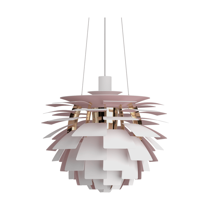 Lampada a sospensione PH Artichoke Anniversary edition - Matte white-pale rose Ø48 cm - Louis Poulsen