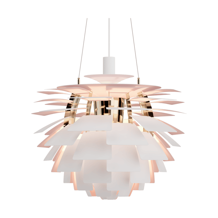 Lampada a sospensione PH Artichoke Anniversary edition - Matte white-pale rose Ø60 cm - Louis Poulsen