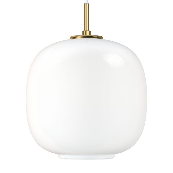 Lampada a sospensione VL45 Radiohus Ø25 cm - Brass-white opal glass - Louis Poulsen