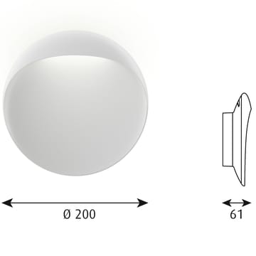 Lampada da parete Flindt Ø 20 cm - Bianco - Louis Poulsen