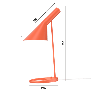 Lampada da tavolo AJ - Electric orange - Louis Poulsen