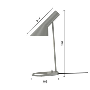 Lampada da tavolo AJ MINI - Warm grey - Louis Poulsen