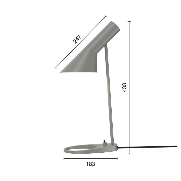 Lampada da tavolo AJ MINI, Warm grey Louis Poulsen