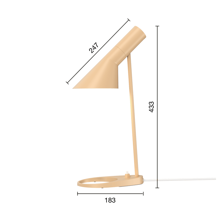 Lampada da tavolo AJ MINI, Warm sand Louis Poulsen