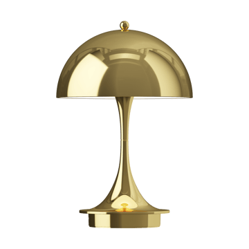 Lampada da tavolo Panthella 160 Portable v3 - Brass metallised - Louis Poulsen