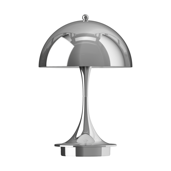 Lampada da tavolo Panthella 160 Portable v3, High lustre chrome plated Louis Poulsen