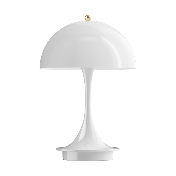 Lampada da tavolo Panthella 160 portatile Anniversary Edition - Brass metallised-white - Louis Poulsen