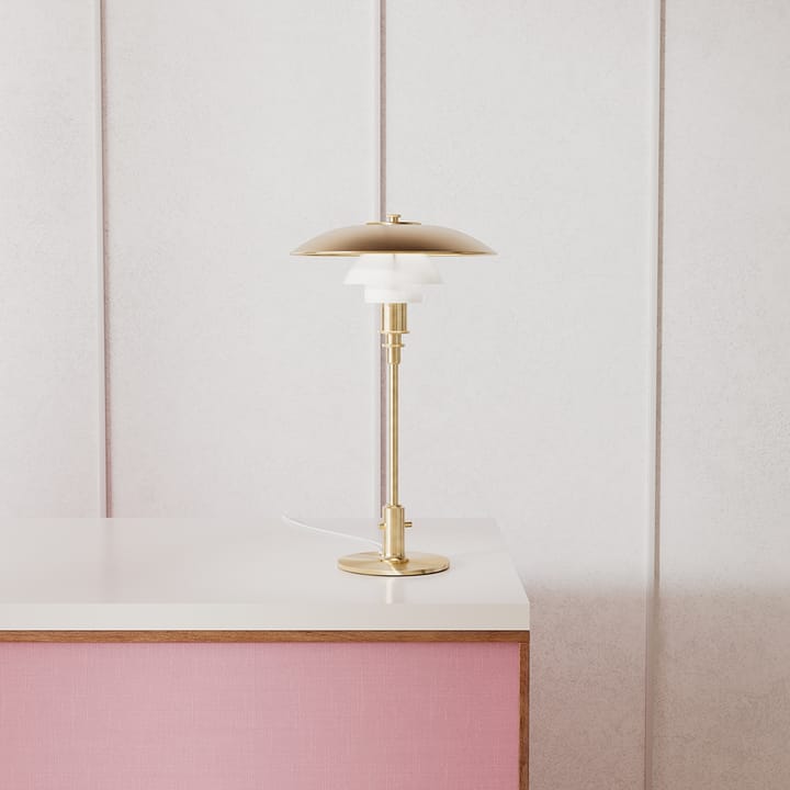 Lampada da tavolo PH 3/2 Limited Edition - Ottone-vetro opalino - Louis Poulsen