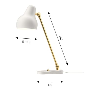 Lampada da tavolo VL38 - Bianco - Louis Poulsen