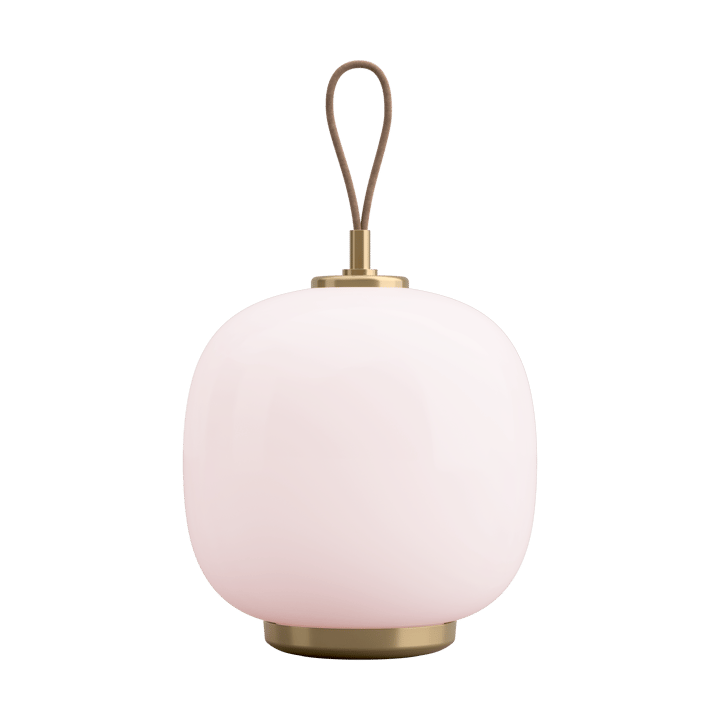 Lampada portatile VL45 Radiohus Ø17,5 cm - Brass-pale rose glass - Louis Poulsen