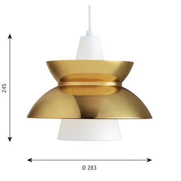 Lampadario Doo-Wop  - Ottone lucidato - Louis Poulsen