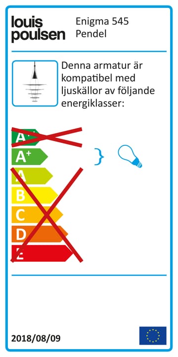 Lampadario Enigma 545 - Bianco - Louis Poulsen