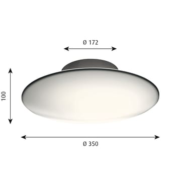 Lampadario-lampada da parete AJ Eklipta Ø35 cm - Bianco opalino - Louis Poulsen