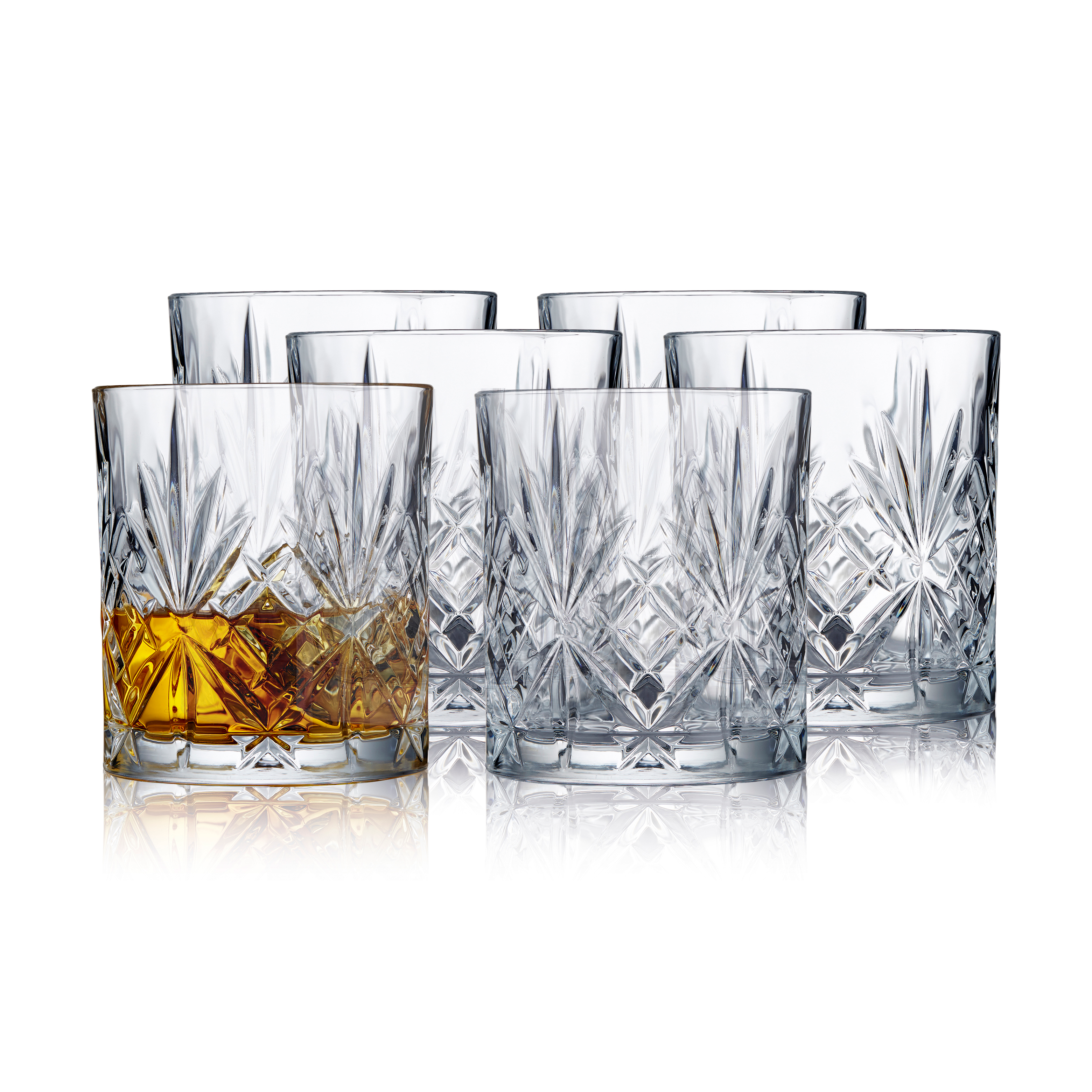 Bicchiere da whisky Melodia, 31 cl, confezione da 6 da Lyngby Glas →