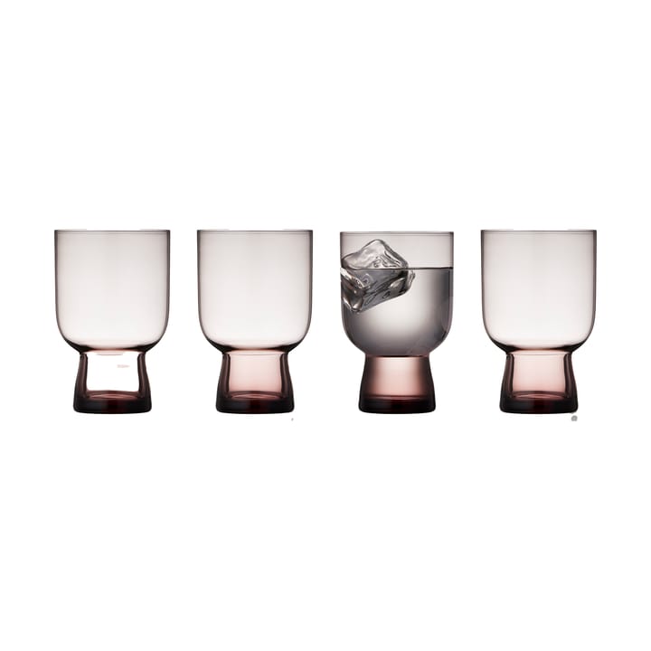 Bicchiere per acqua Sorrento 30 cl confezione da 4 - Rosa - Lyngby Glas