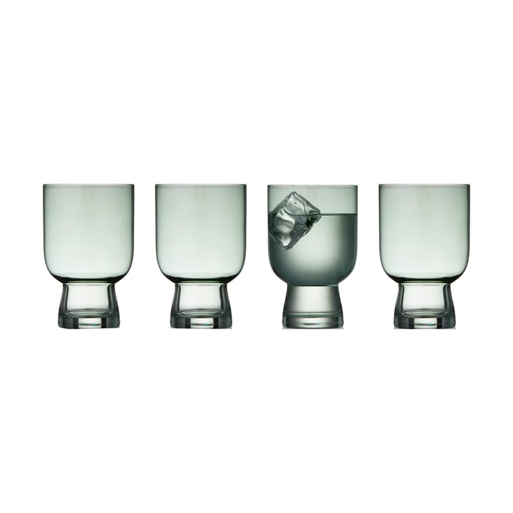 Bicchiere per acqua Sorrento 30 cl confezione da 4 - Verde - Lyngby Glas