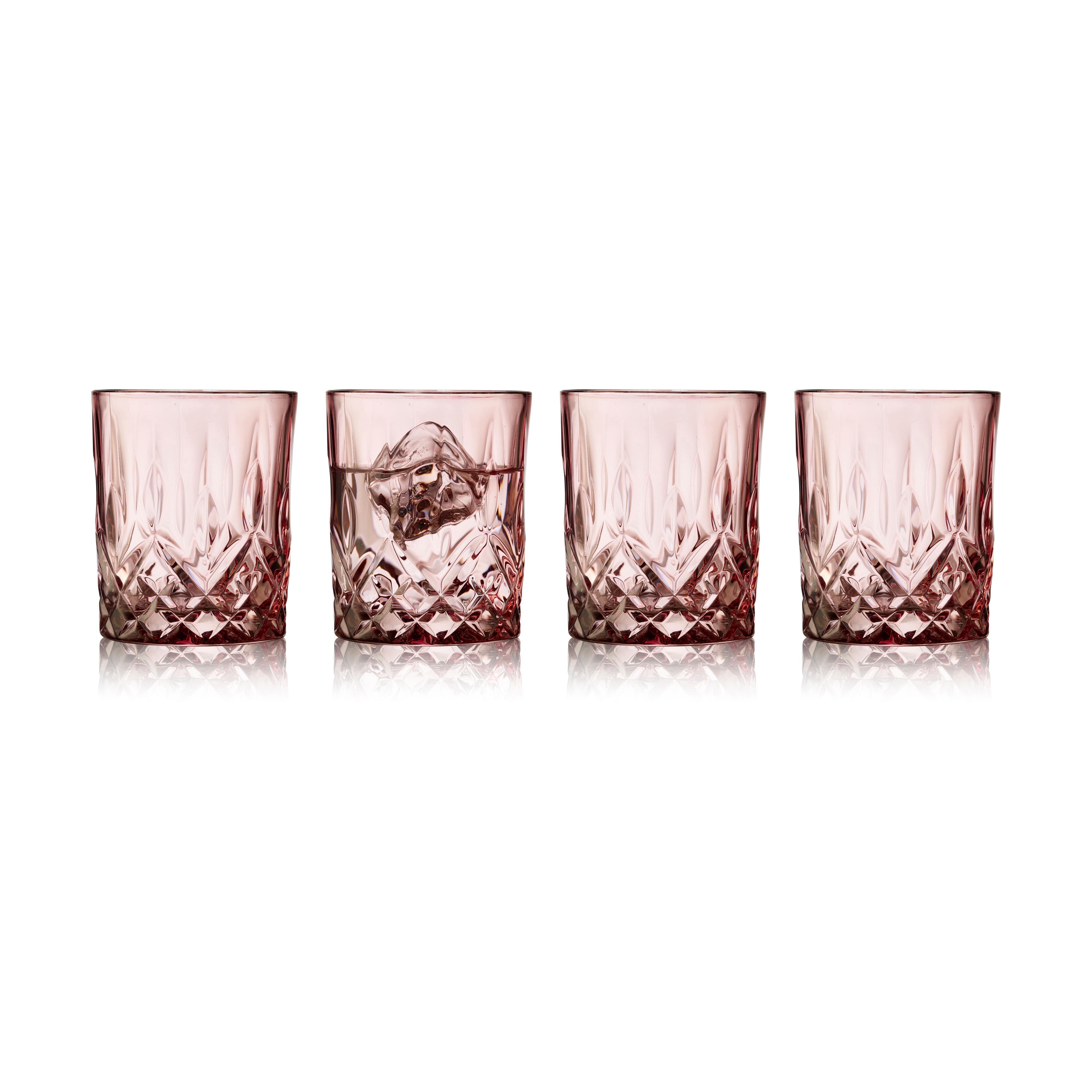 Set di Bicchieri Rosa Highball in Vetro Sorrento a soli €29,95