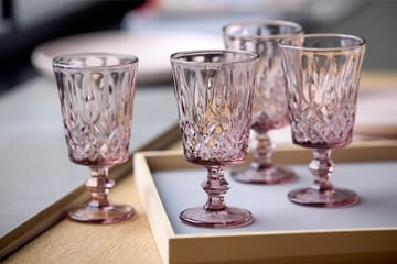 Bicchieri da vino Sorrento 29 cl confezione da 4 - Rosa - Lyngby Glas