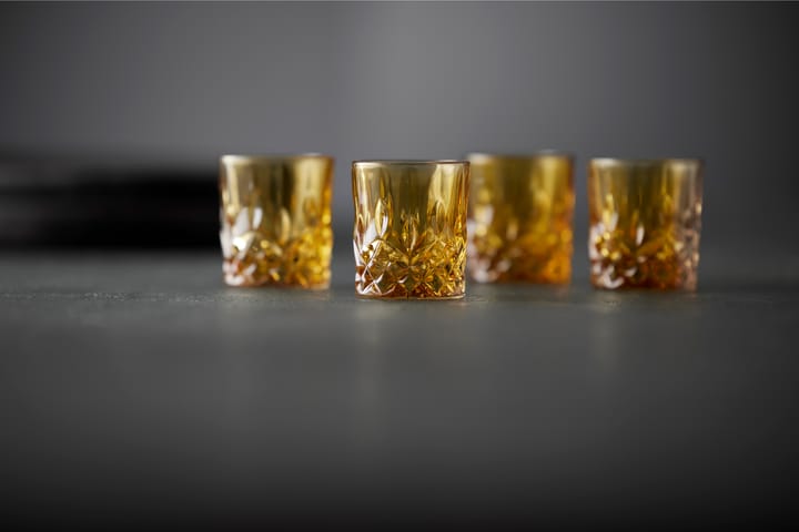 Bicchierini da shot Sorrento 4 cl confezione da 4 - Ambra - Lyngby Glas