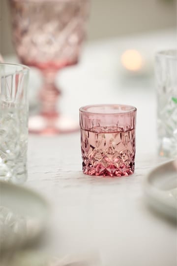 Bicchierini da shot Sorrento 4 cl confezione da 4 - Rosa - Lyngby Glas