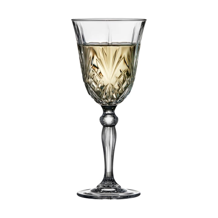 Calice da vino bianco Melodia da 21 cl, confezione da 4, Cristallo Lyngby Glas