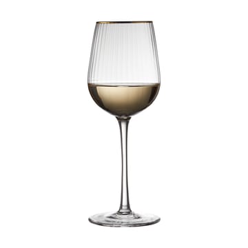 Calice da vino bianco Palermo Gold da 30 cl, confezione da 4 - Chiaro-oro - Lyngby Glas